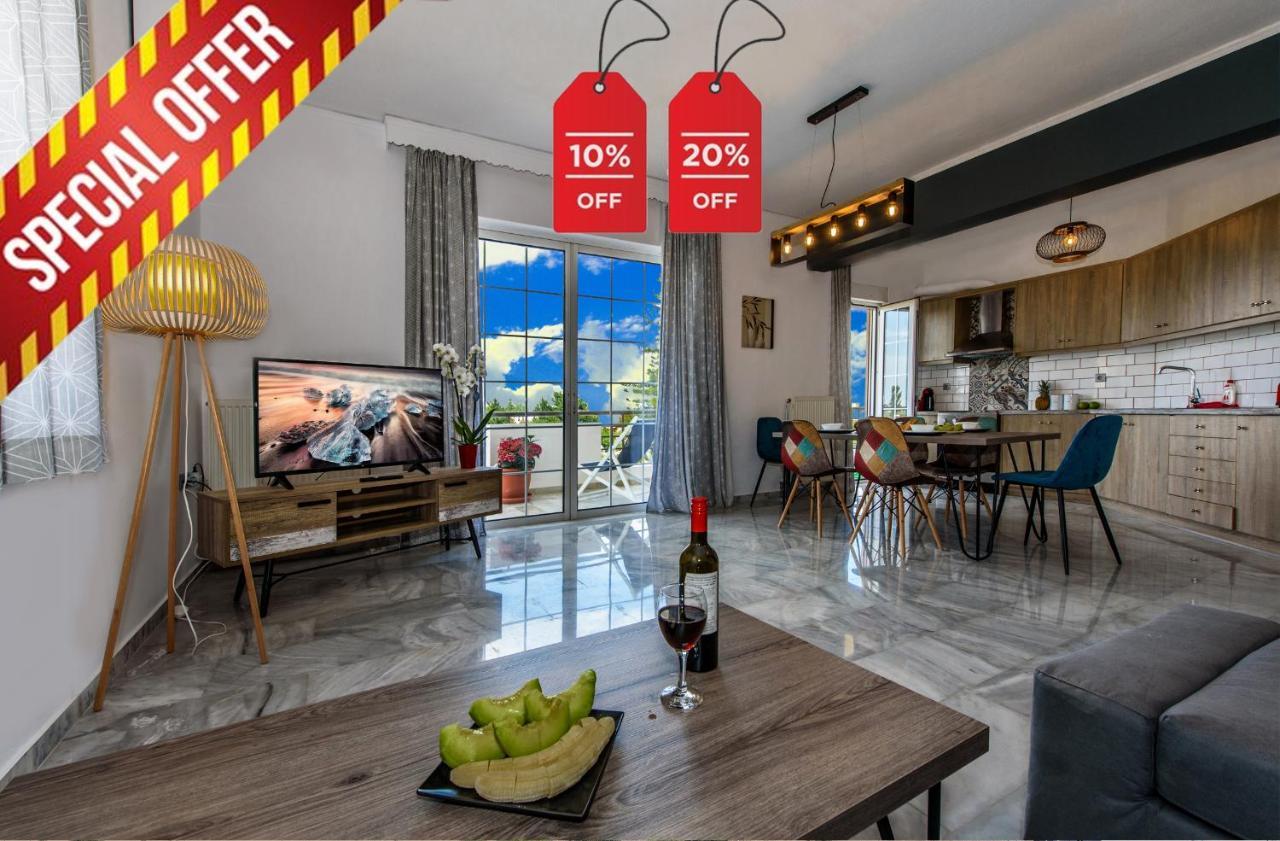 Platanias Villa Spyros 外观 照片